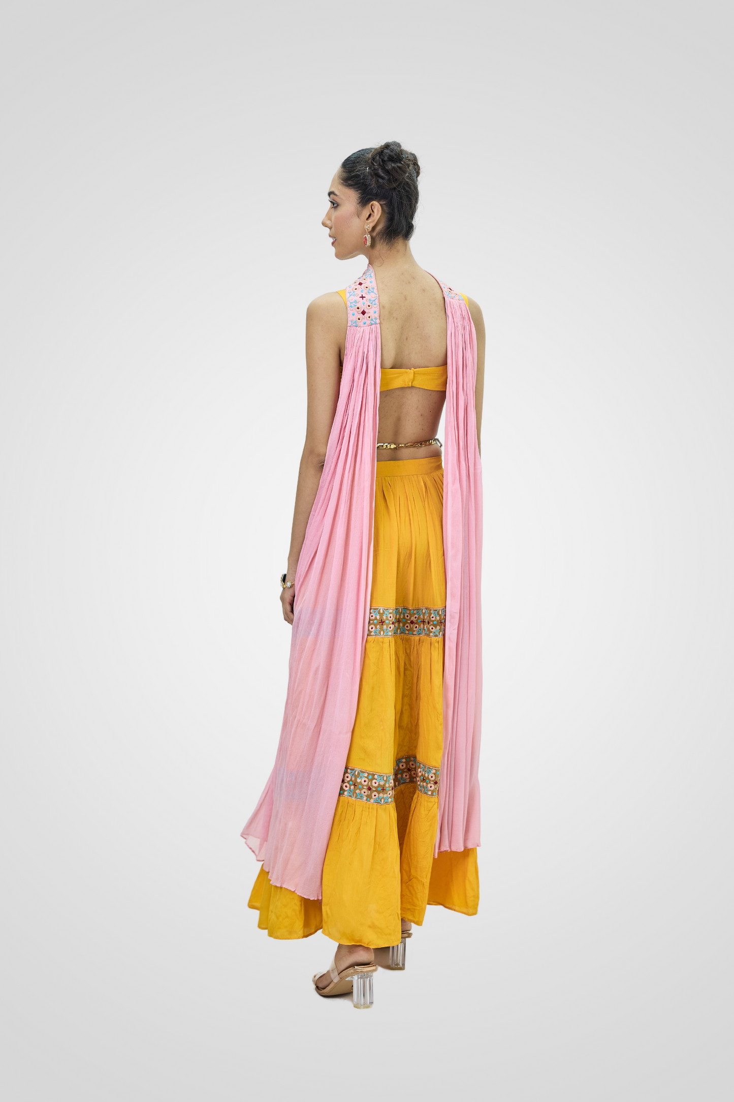 Elegant Tiers lehenga